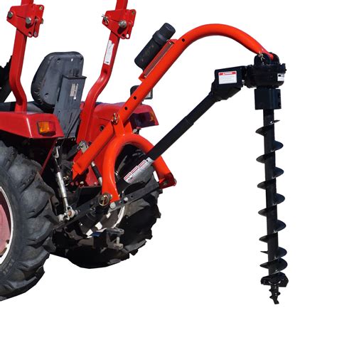 post hole digger for compact tractor|tractor post hole diggers attachment.